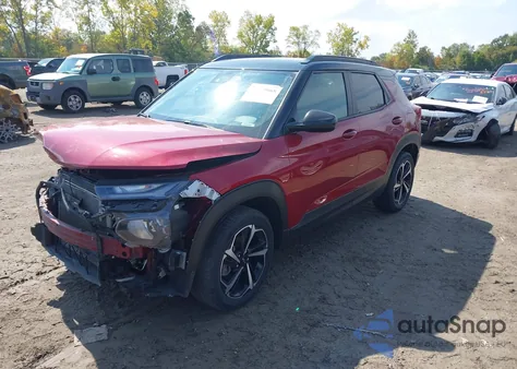 2021 Chevrolet Trailblazer Fwd Rs из США, поврежденный, VIN KL79MTSL3MB112593